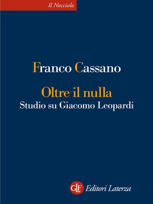 cover image of Oltre il nulla